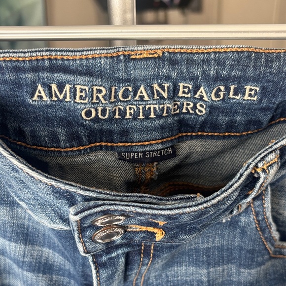 American Eagle Outfitters Women's Classic Blue Boot Cut Jeans - Picture 2 of 5